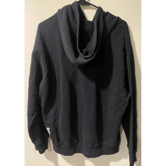 VTG Etnies Black Trees Pullover Hoodie Sweater Size Large 90s 00s - Picture 4 of 7